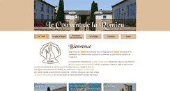 Desktop Screenshot of lecouventdelaromieu.fr